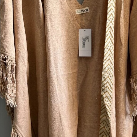 IBIZAMODE 'ALITA' FRINGED KAFTAN - XL/XXL - BNWT - TERRACOTTA - Picture 3 of 3
